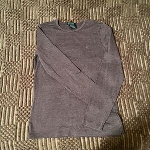 Grey ralph Lauren long sleeve